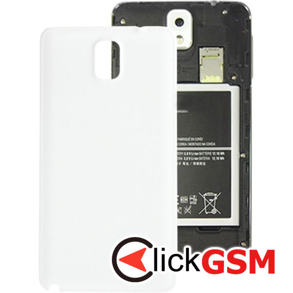 Piesa Capac Baterie White Samsung Galaxy Note 3 4ob4