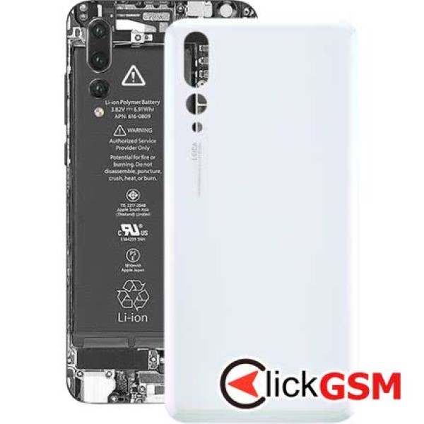 Piesa Piesa Capac Spate Alb Huawei P20 Pro 4me4