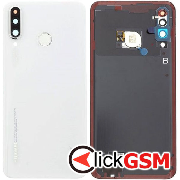 Piesa Capac Spate Alb Huawei P30 Lite 2020 4q62