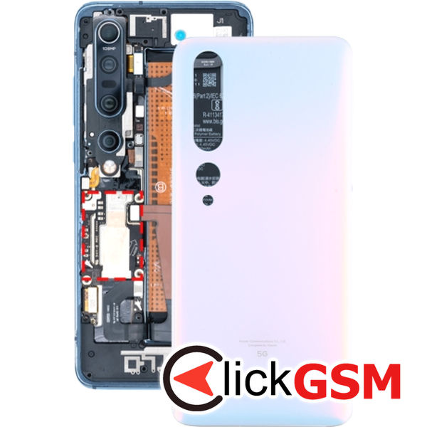 Piesa Piesa Capac Spate Alb Xiaomi Mi 10 Pro 266d