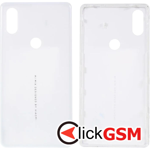 Piesa Piesa Capac Spate Alb Xiaomi Mi Mix 2s 4wkb