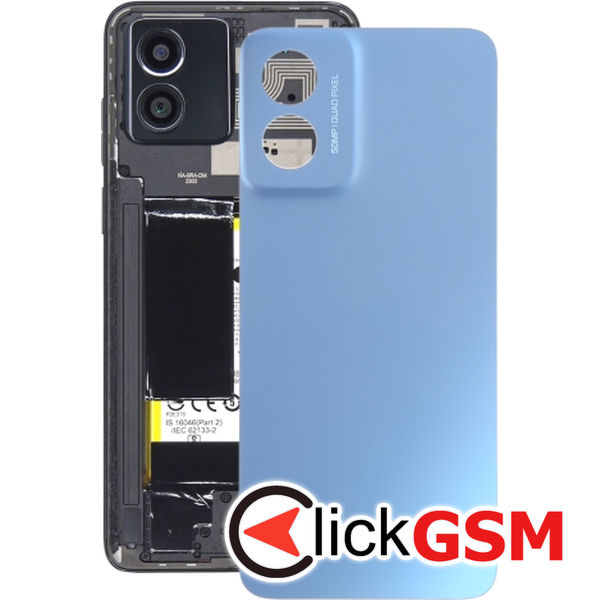 Piesa Piesa Capac Spate Albastru Motorola Moto G Play 2024 434o