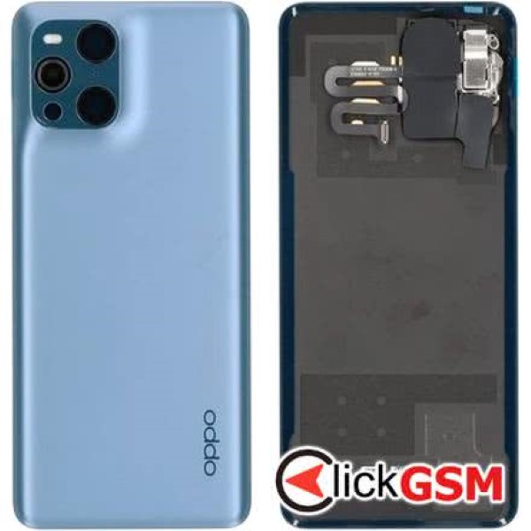 Piesa Capac Spate Albastru Oppo Find X3 Pro 1jq8