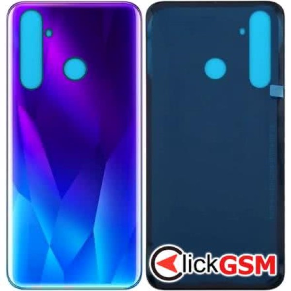 Piesa Piesa Capac Spate Albastru Realme 5 Pro 1ge0