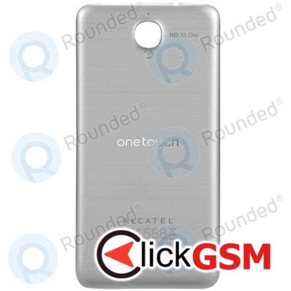 Piesa Capac Spate Argintiu Alcatel Onetouch Idol 3cm3