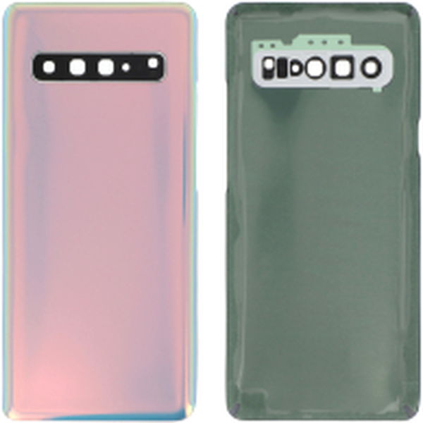 Samsung Galaxy S10 5G · Capac spate Silver Samsung Galaxy S10 5G (G977B) fara logo