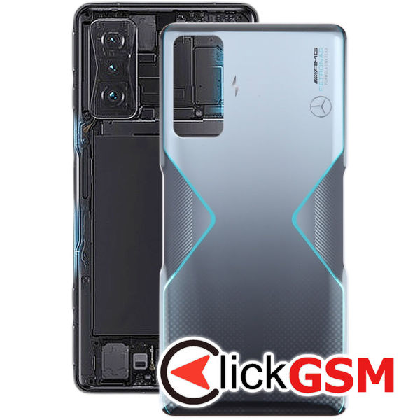 Piesa Capac Spate Argintiu Xiaomi Redmi K50 Gaming Edition 2v5w