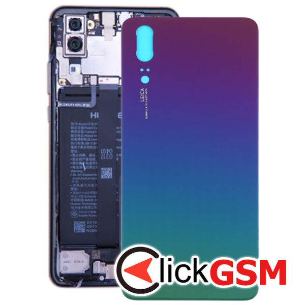 Piesa Piesa Capac Spate Aurora Blue Huawei P20 23rc