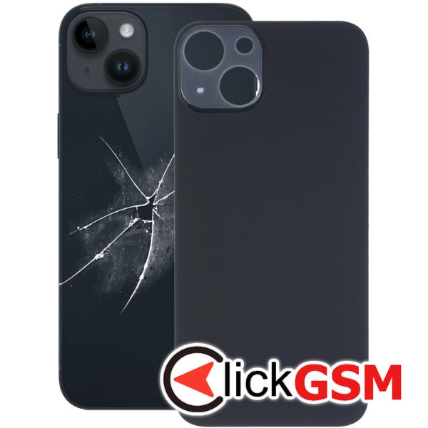 Piesa Capac Spate Black Apple Iphone 14 4gd7