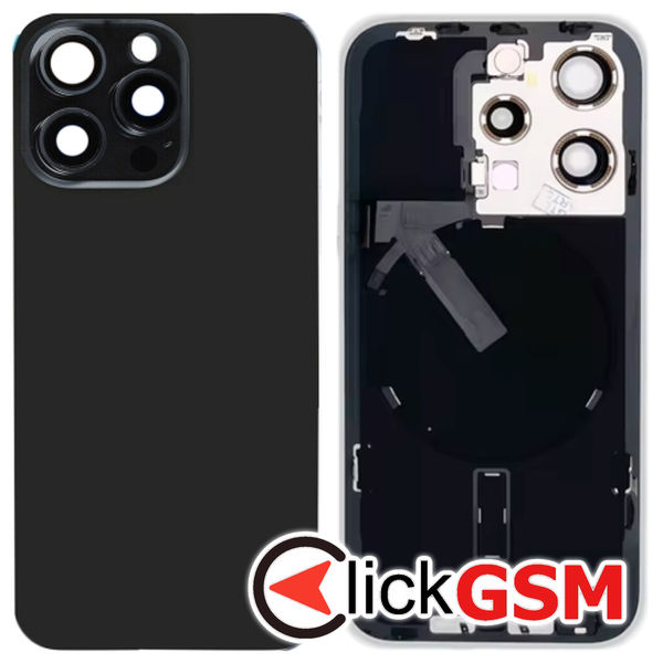 Piesa Piesa Capac Spate Black Apple Iphone 15 Pro 2efu