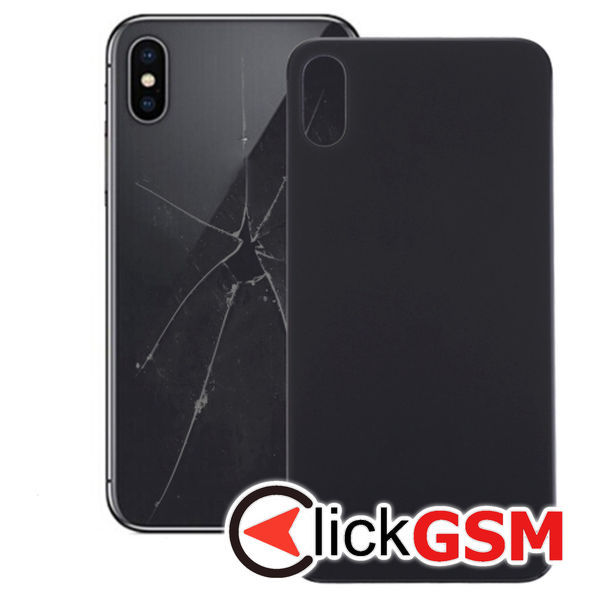 Piesa Piesa Capac Spate Black Apple Iphone Xs 4f3e