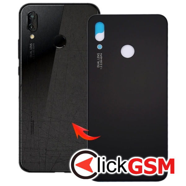 Piesa Piesa Capac Spate Black Huawei P20 Lite 2axz