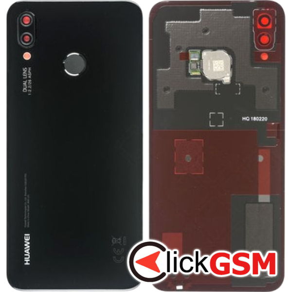 Piesa Capac Spate Black Huawei P20 Lite 44qu