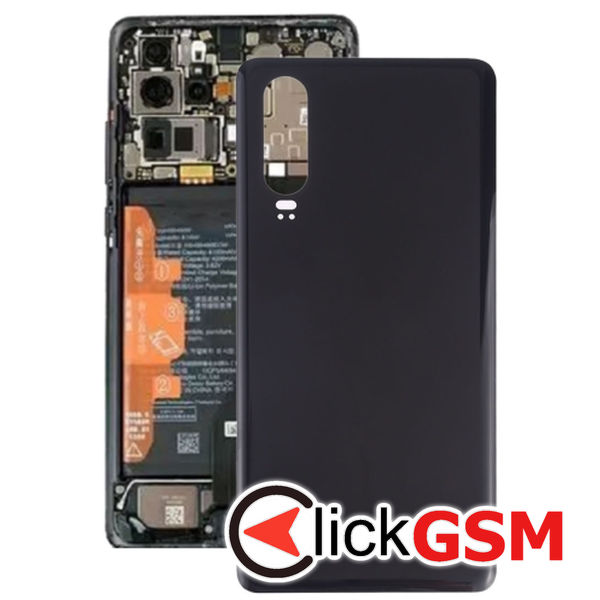 Piesa Piesa Capac Spate Black Huawei P30 2bzn