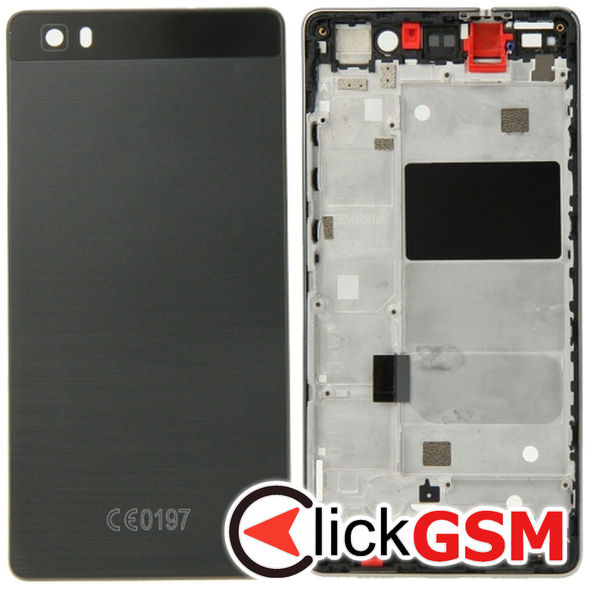 Piesa Capac Spate Black Huawei P8lite 29zp