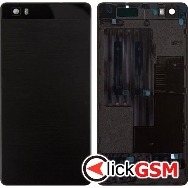 Piesa Piesa Capac Spate Black Huawei P8lite 44uu