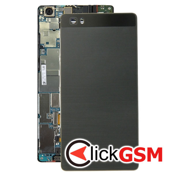 Piesa Piesa Capac Spate Black Huawei P8lite 4nfu