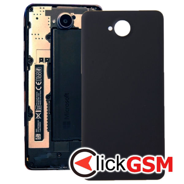 Piesa Capac Spate Black Microsoft Lumia 650 4nmf