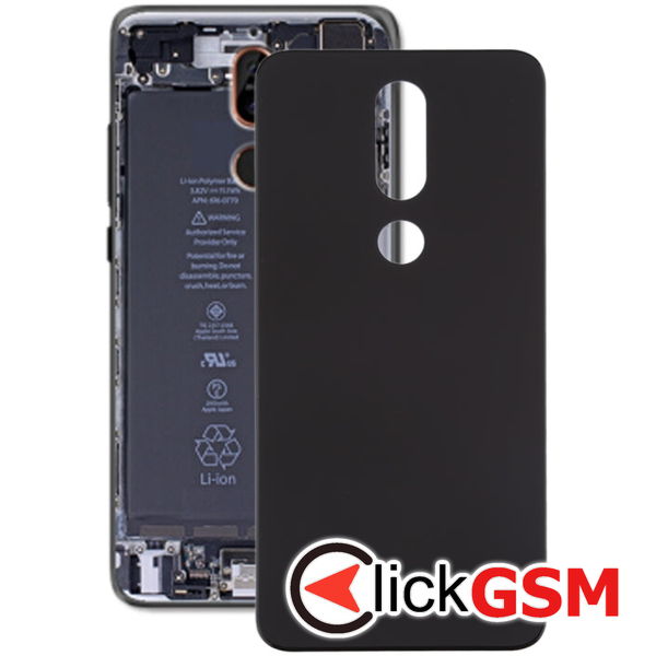 Piesa Capac Spate Black Nokia 7.1 49g6