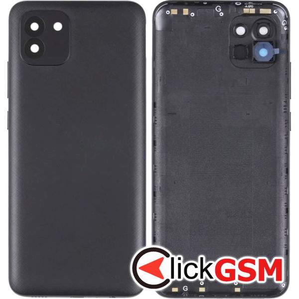 Piesa Piesa Capac Spate Black Samsung Galaxy A03 45d7