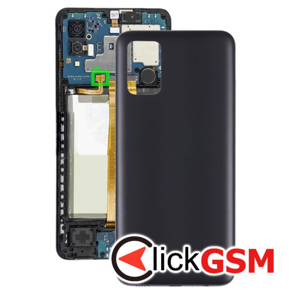 Piesa Piesa Capac Spate Black Samsung Galaxy A03s 4b1z