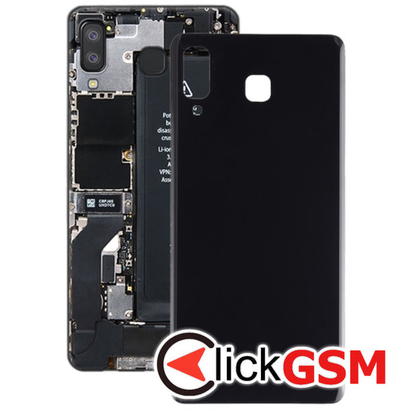 Piesa Capac Spate Black Samsung Galaxy A8 Star 4o5k