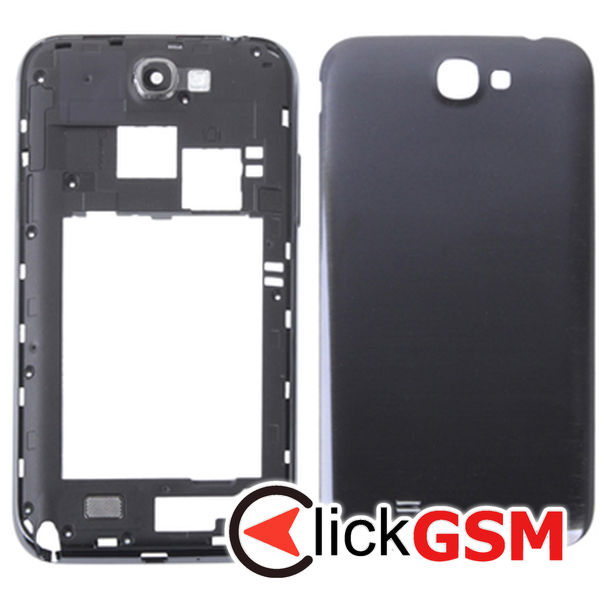 Piesa Piesa Capac Spate Black Samsung Galaxy Note 2 4akt