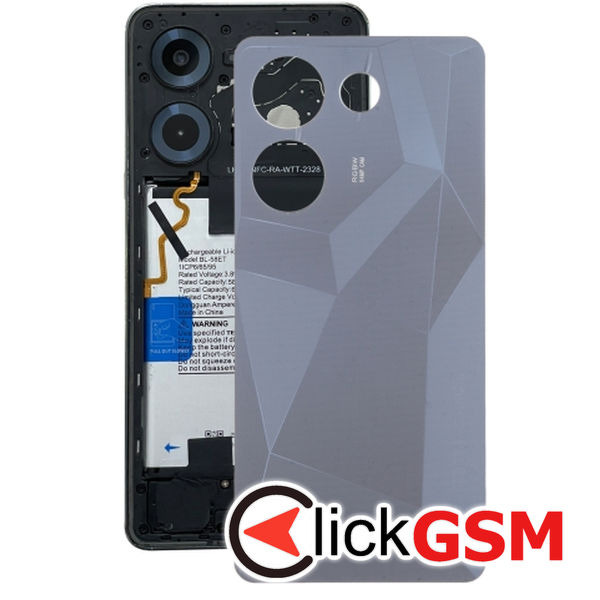 Piesa Piesa Capac Spate Black Tecno Camon 20 4ovs