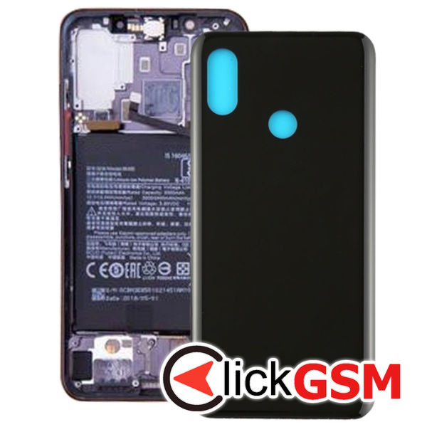 Piesa Capac Spate Black Xiaomi Mi 8 25wj