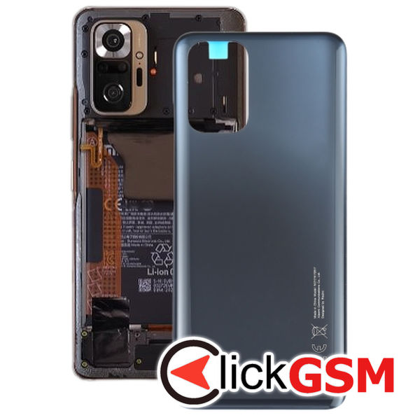 Piesa Piesa Capac Spate Black Xiaomi Redmi Note 10 1ysh