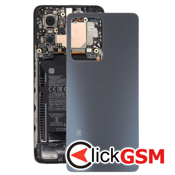 Piesa Capac Spate Black Xiaomi Redmi Note 12 Pro 2v4s