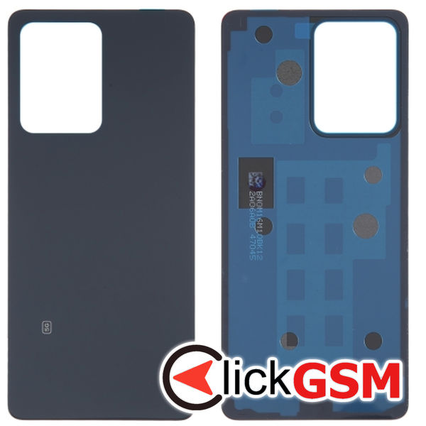 Piesa Piesa Capac Spate Black Xiaomi Redmi Note 12 Pro 5g 4p6o