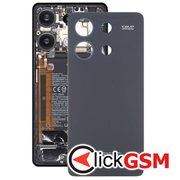 Piesa Capac Spate Black Xiaomi Redmi Note 13 4g 439d