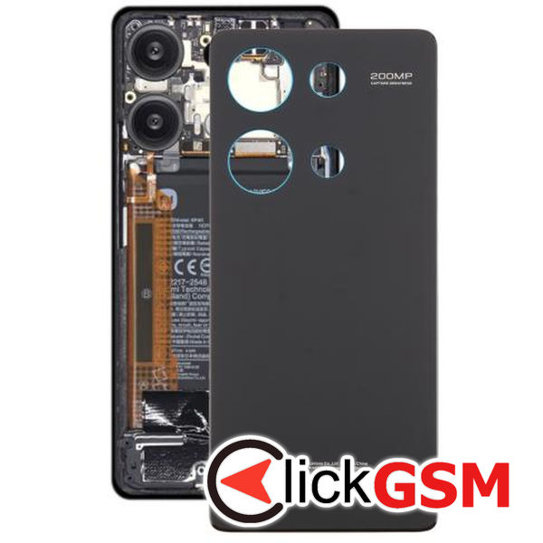 Piesa Piesa Capac Spate Black Xiaomi Redmi Note 13 Pro 4g 4p6w