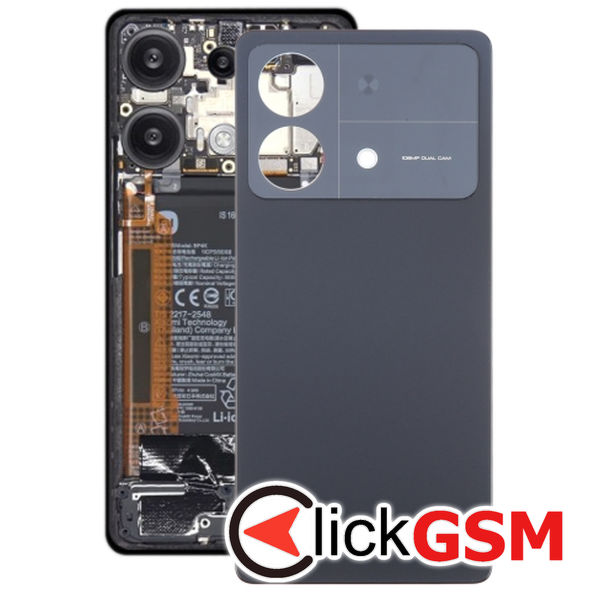 Piesa Capac Spate Black Xiaomi Redmi Note 13r Pro 438x