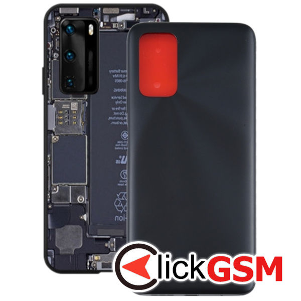 Piesa Capac Spate Black Xiaomi Redmi Note 9 25q2