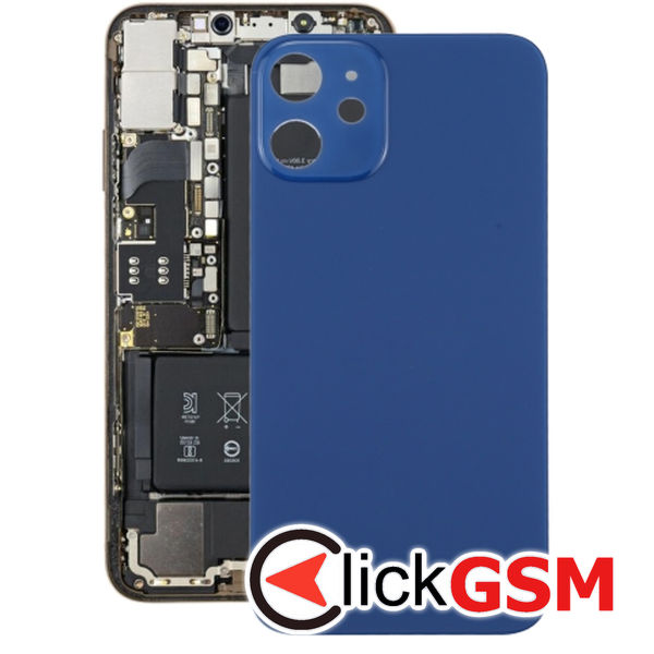 Piesa Piesa Capac Spate Blue Apple Iphone 12 Mini 4gwf