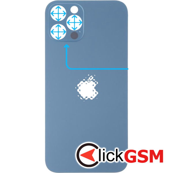 Piesa Capac Spate Blue Apple Iphone 13 Pro Max 3zus