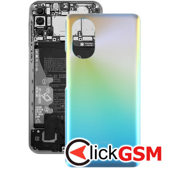 Piesa Capac Spate Blue Huawei Nova 8 2bxp