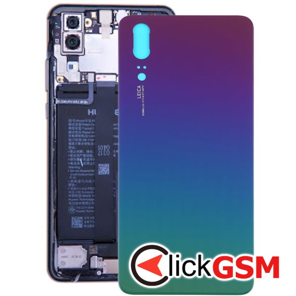 Piesa Piesa Capac Spate Blue Huawei P20 23rc