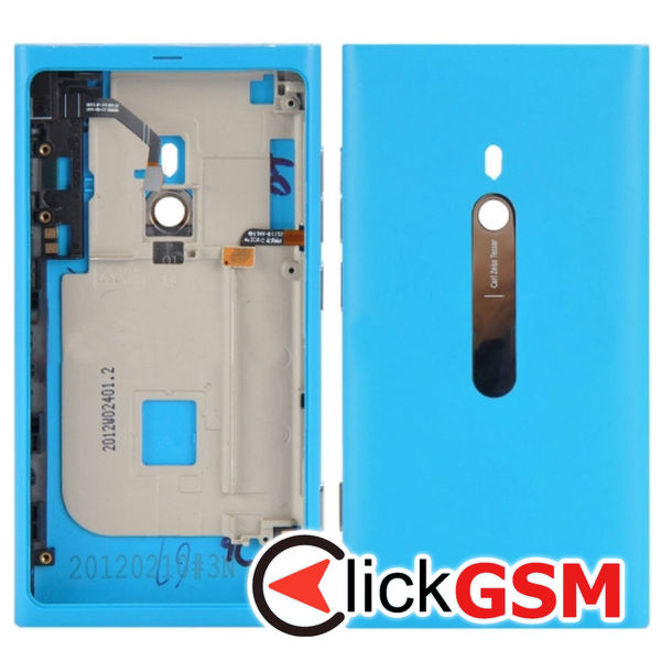 Piesa Capac Spate Blue Nokia Lumia 800 4nq6