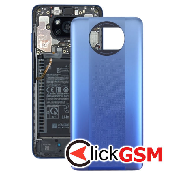 Piesa Capac Spate Blue Xiaomi Poco X3 Pro 4p47