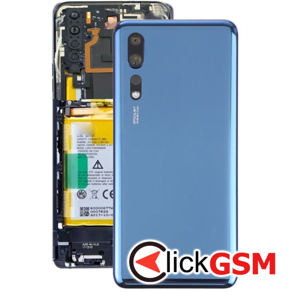 Piesa Capac Spate Blue Zte Axon 10 Pro 1ycg