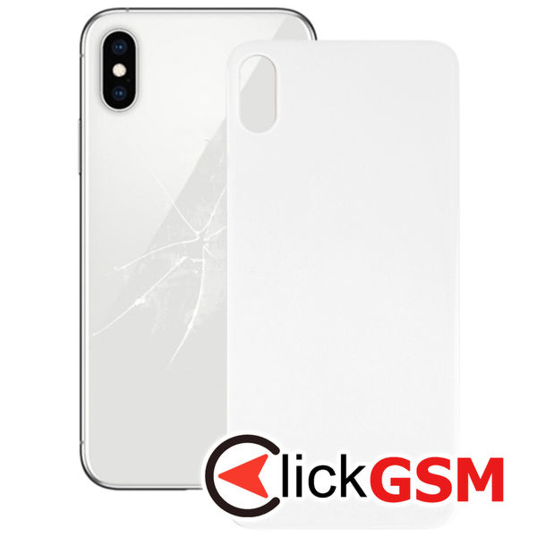 Piesa Capac Spate Cu Adeziv White Apple Iphone X 4fyh