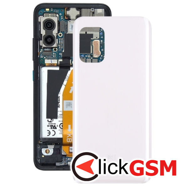 Piesa Capac Spate Cu Adeziv White Asus Zenfone 8 24z6