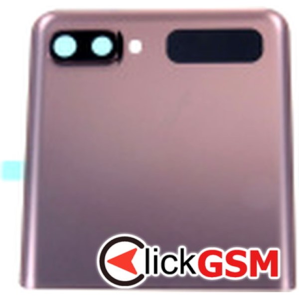 Piesa Capac Spate Cu Display Geam Camera Pentru Samsung Galaxy Z Flip 5g Bronze 16xl