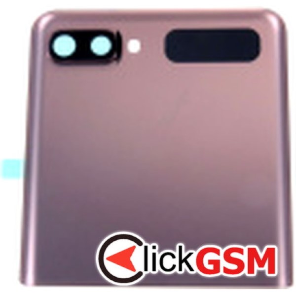 Piesa Piesa Capac Spate Cu Display Si Geam Camera Maro Auriu Samsung Galaxy Z Flip 5g 16xl