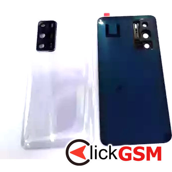 Piesa Capac Spate Cu Geam Camera Alb Huawei P40 9tc