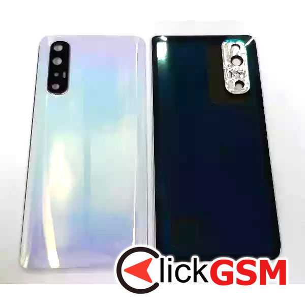 Piesa Piesa Capac Spate Cu Geam Camera Alb Oppo Find X2 Neo 2qhs