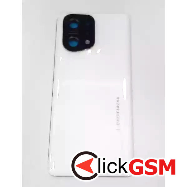 Piesa Capac Spate Cu Geam Camera Alb Oppo Find X5 3fyb